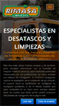 Mobile Screenshot of limpiezasrimasa.com